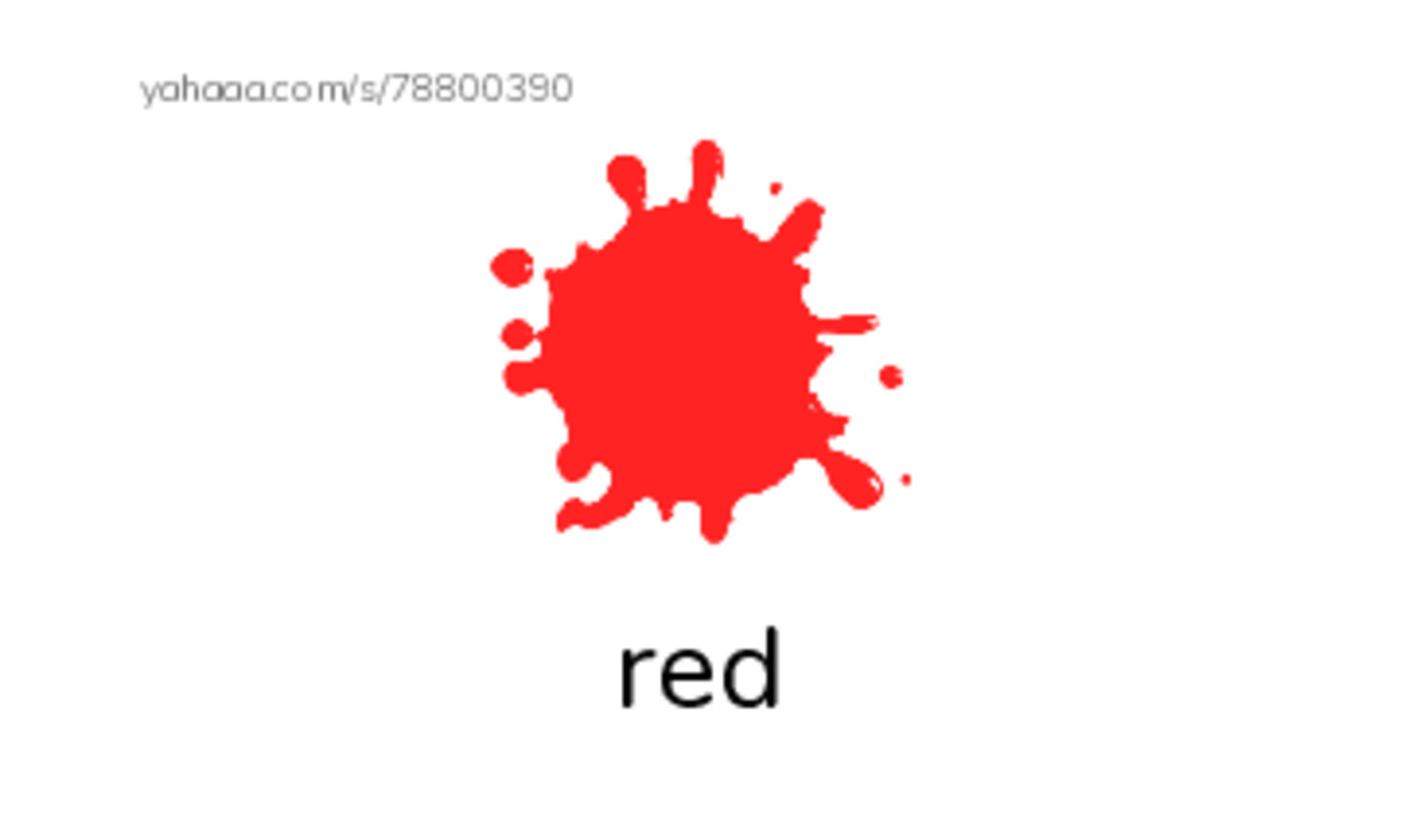 Colors PDF index cards with images