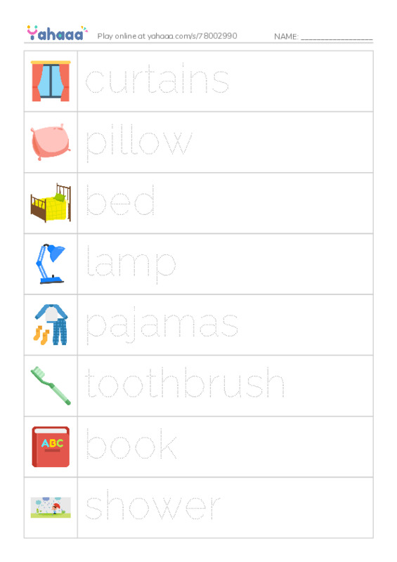 Daily life PDF one column image words