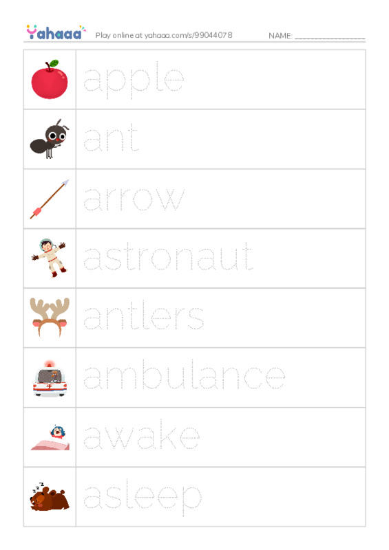 Words in A PDF one column image words