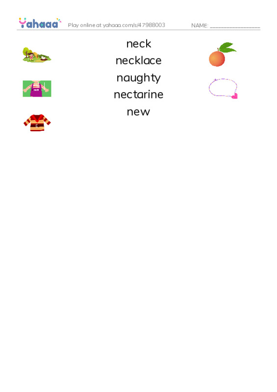 Words in N PDF three columns match words