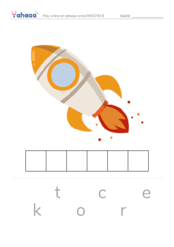 Words in R PDF word puzzles worksheet