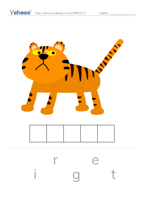 Words in T PDF word puzzles worksheet