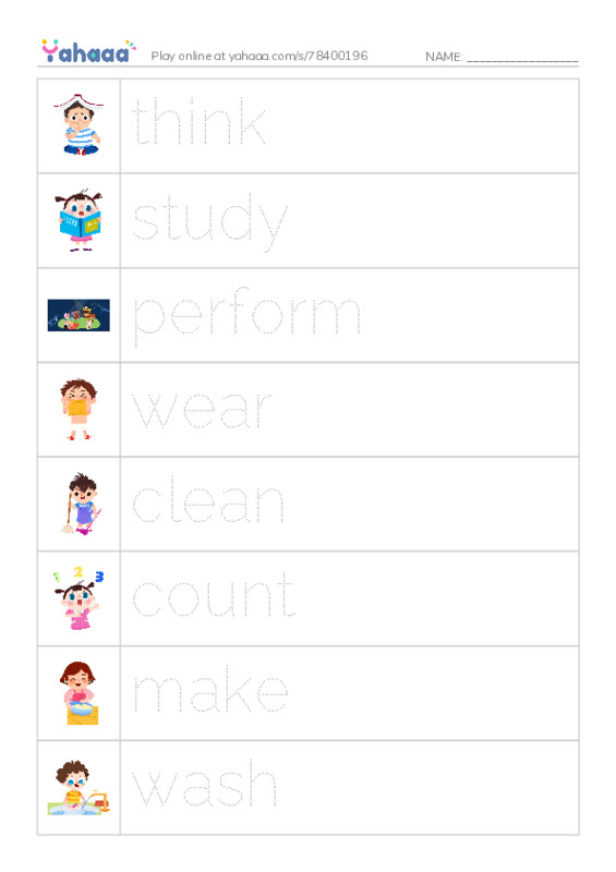 Abilities PDF one column image words
