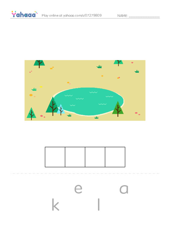 Play in the park PDF word puzzles worksheet
