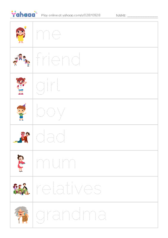 People Around Us PDF one column image words