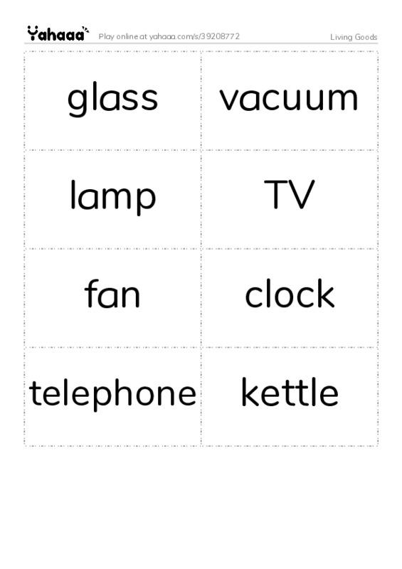 Living Goods PDF two columns flashcards