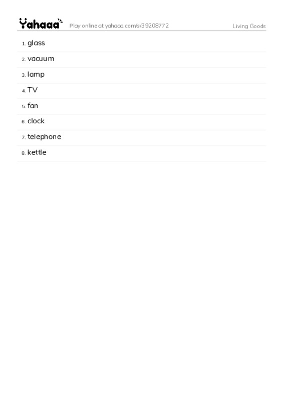 Living Goods PDF words glossary