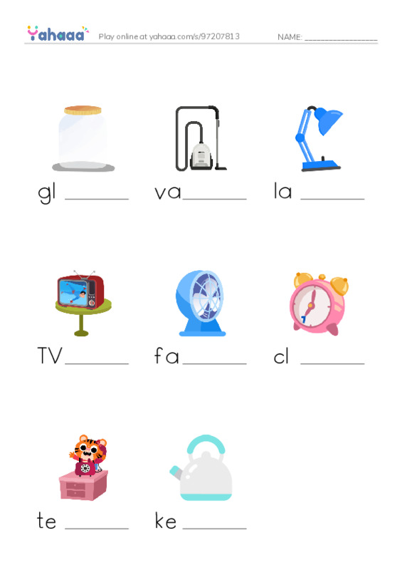 Living Goods PDF worksheet to fill in words gaps