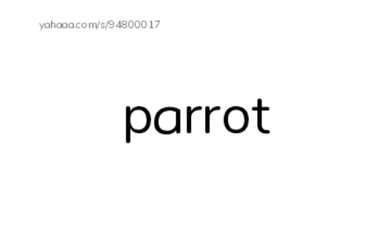Birds Names (1) PDF index cards word only