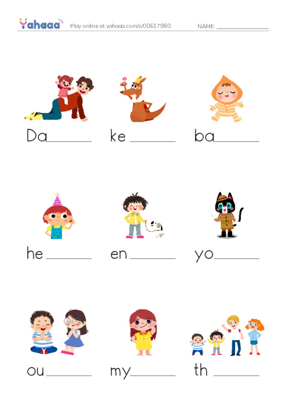 New Concept English Lesson 65-66 PDF worksheet to fill in words gaps