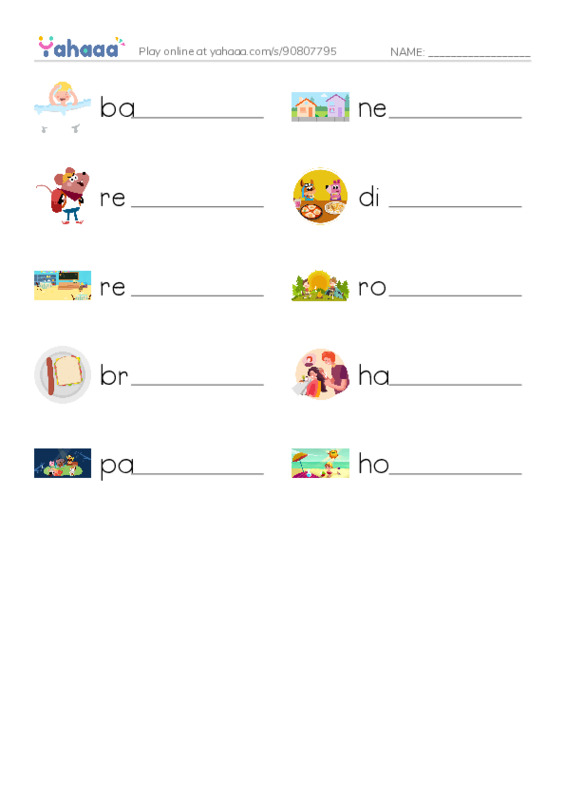 New Concept English Lesson 81-82 PDF worksheet writing row