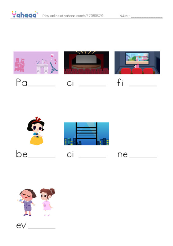 New Concept English Lesson 85-86 PDF worksheet to fill in words gaps