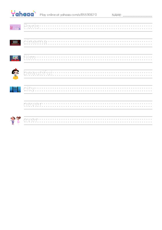 New Concept English Lesson 85-86 PDF write between the lines worksheet