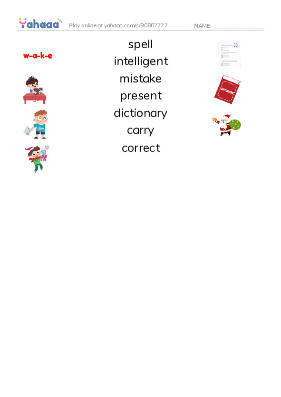 New Concept English Lesson 105-106 PDF three columns match words