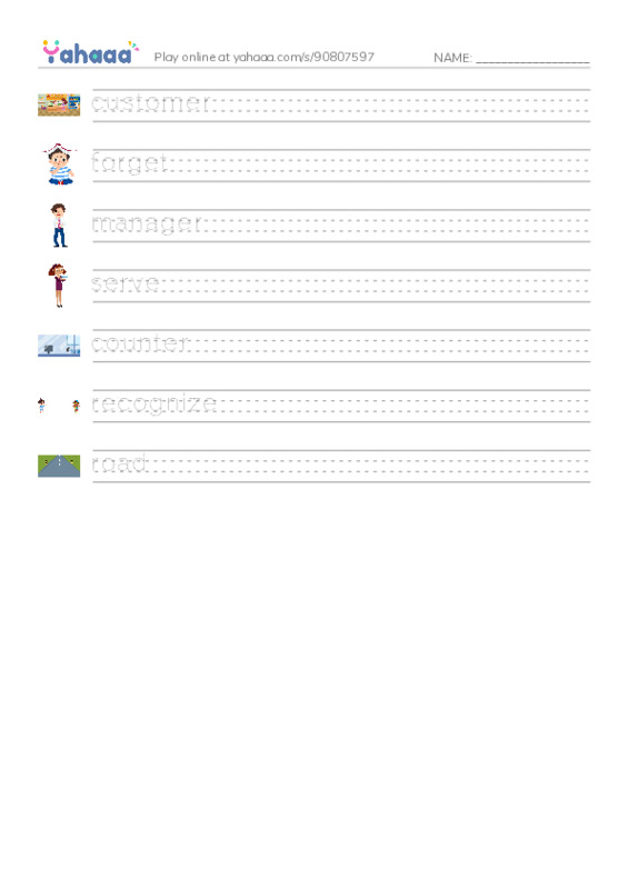 New Concept English Lesson 121-122 PDF write between the lines worksheet