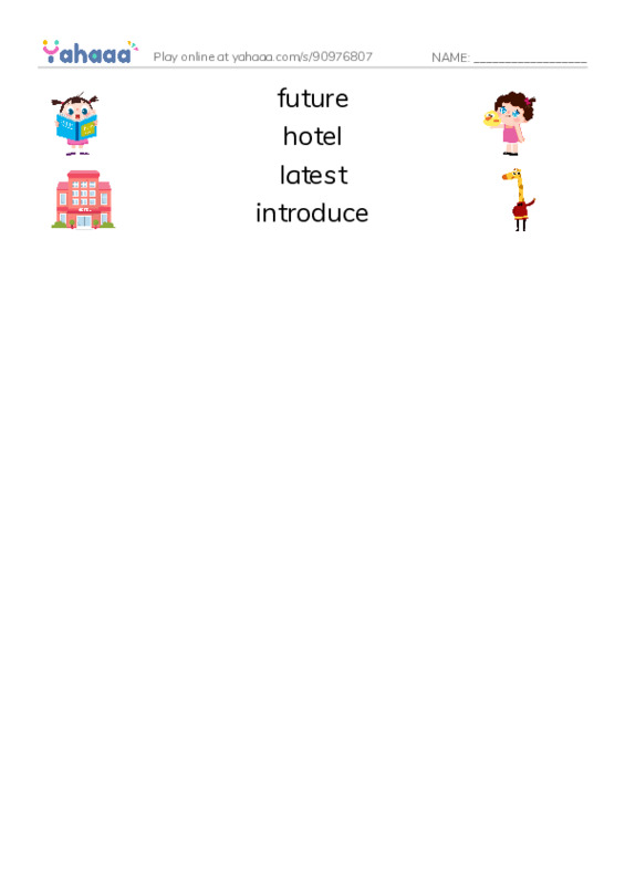 New Concept English Lesson 135-136 PDF three columns match words