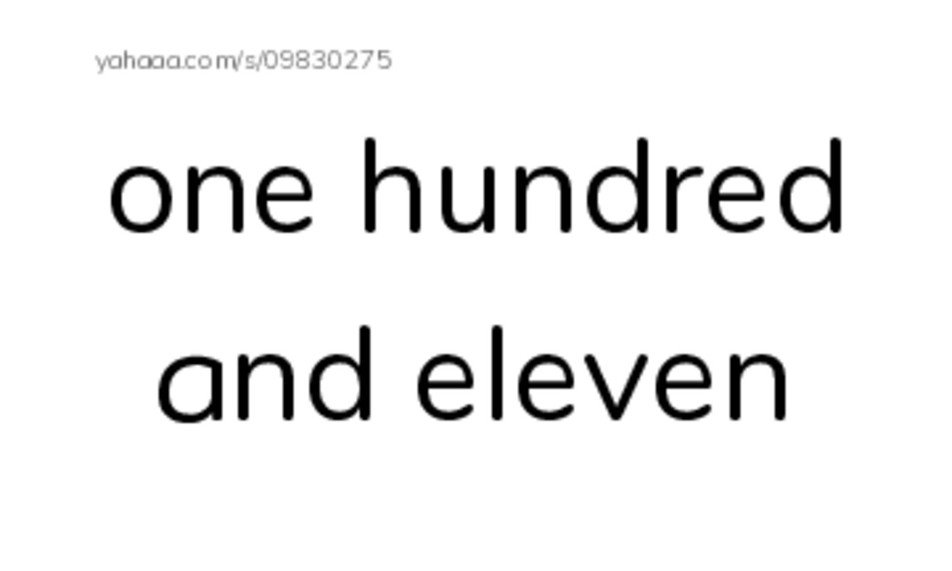 625 words to know in English: Numbers 5 PDF index cards word only