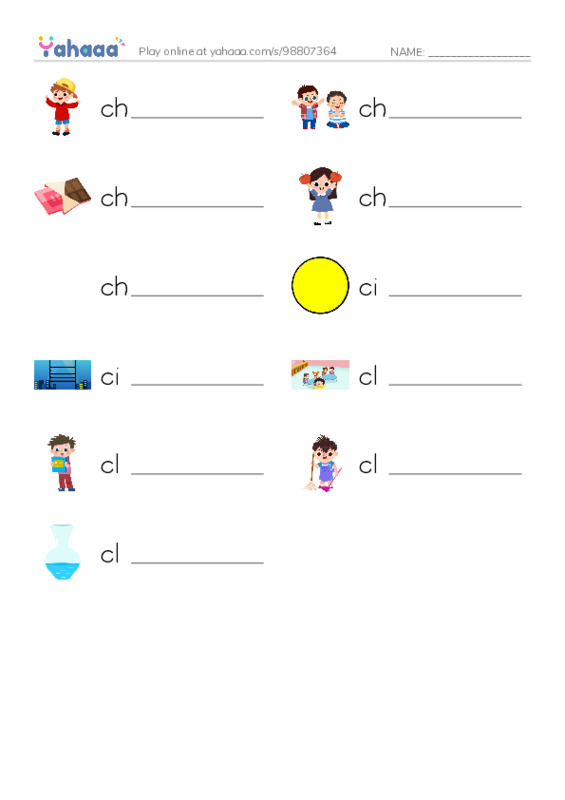 1000 basic English words: C 3 PDF worksheet writing row