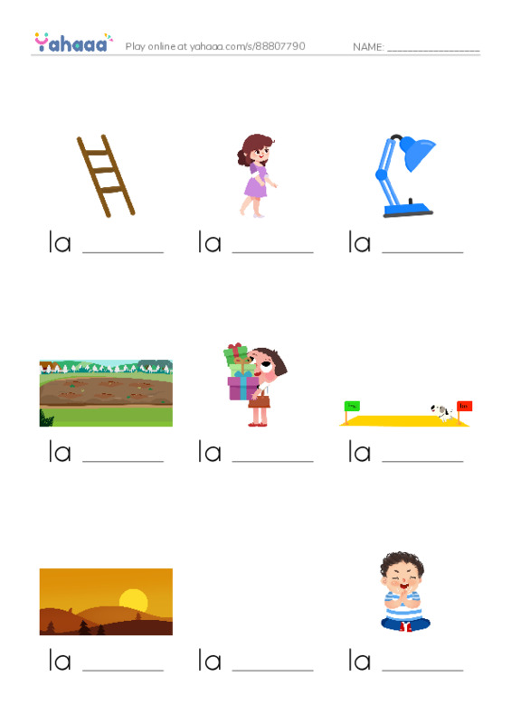 1000 basic English words: L 1 PDF worksheet to fill in words gaps