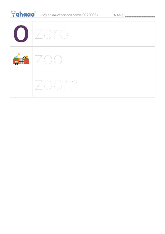 1000 basic English words: Z PDF one column image words