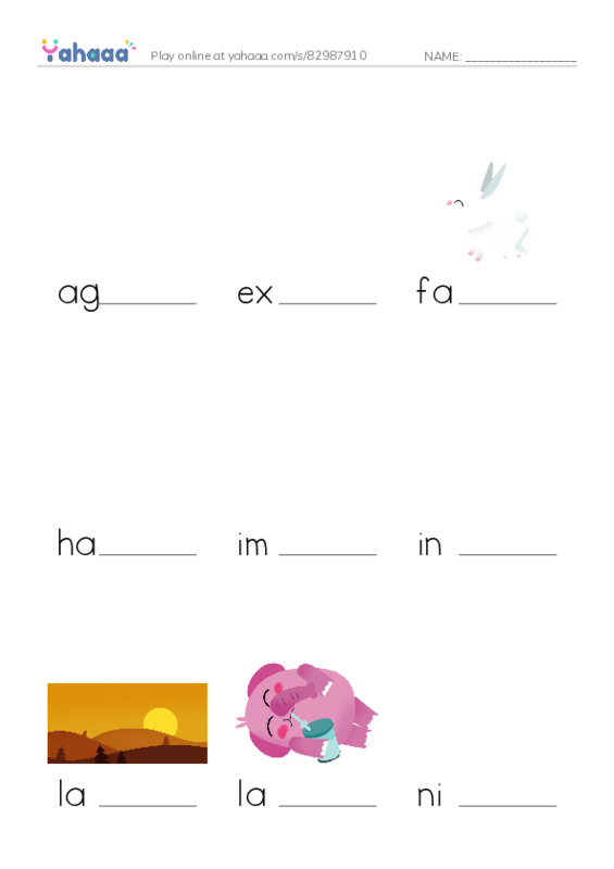 Common Adjectives in English: speed 1 PDF worksheet to fill in words gaps