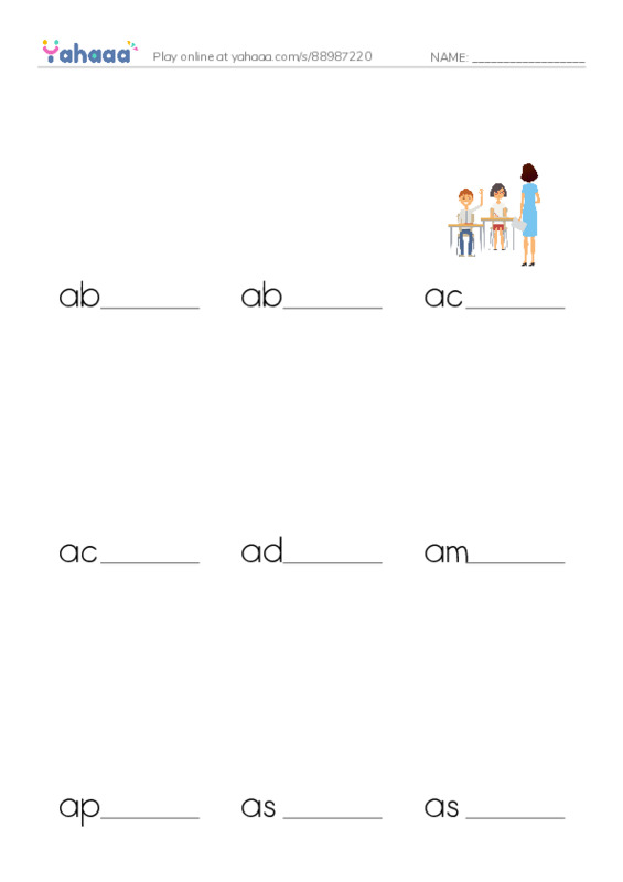 Common Adjectives in English: algorithms 1 PDF worksheet to fill in words gaps