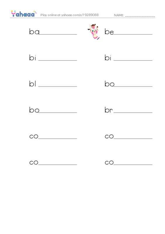 Common Adjectives in English: algorithms 2 PDF worksheet writing row