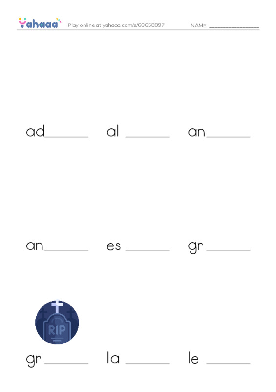 Common Adjectives in English: music theory 1 PDF worksheet to fill in words gaps