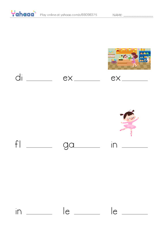 Common Nouns in English: accounting 3 PDF worksheet to fill in words gaps