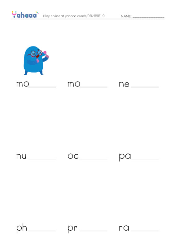 Common Nouns in English: chemistry 3 PDF worksheet to fill in words gaps