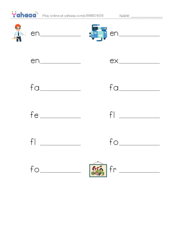 Common Nouns in English: military navy 5 PDF worksheet writing row