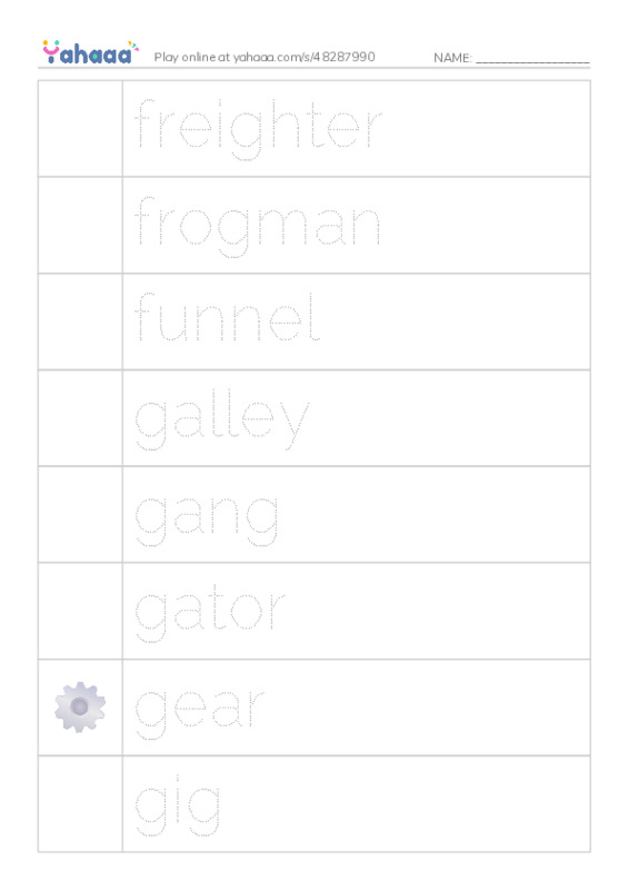 Common Nouns in English: military navy 6 PDF one column image words