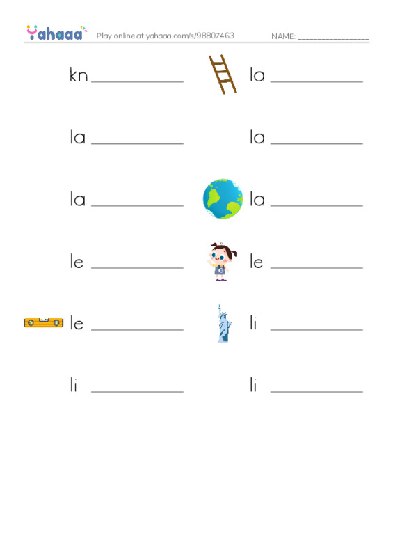 Common Nouns in English: military navy 8 PDF worksheet writing row