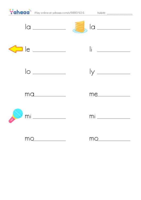 Common Nouns in English: music production 5 PDF worksheet writing row