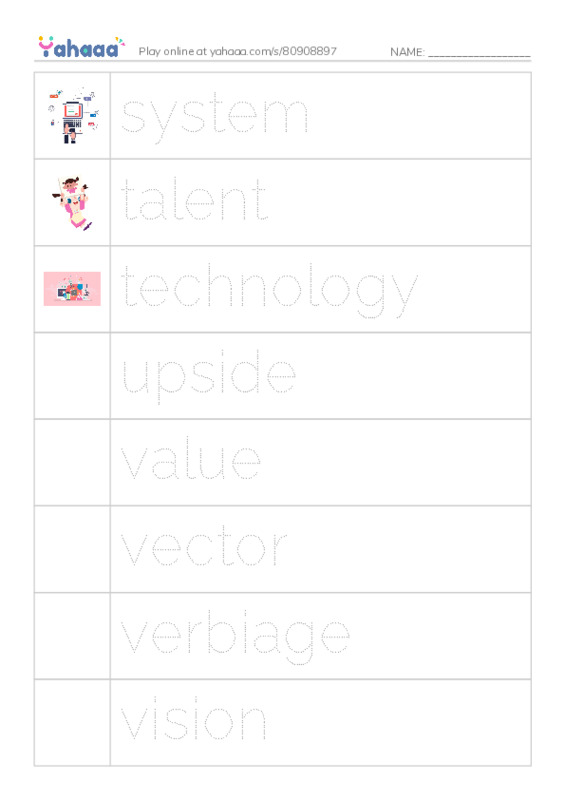 Common Nouns in English: corporate 9 PDF one column image words