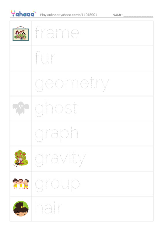 Common Nouns in English: 3d graphics 4 PDF one column image words