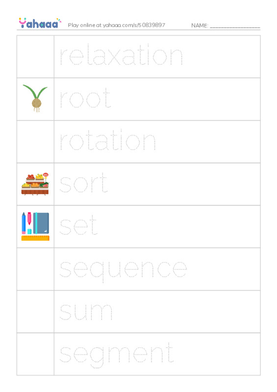 Common Nouns in English: algorithms 8 PDF one column image words