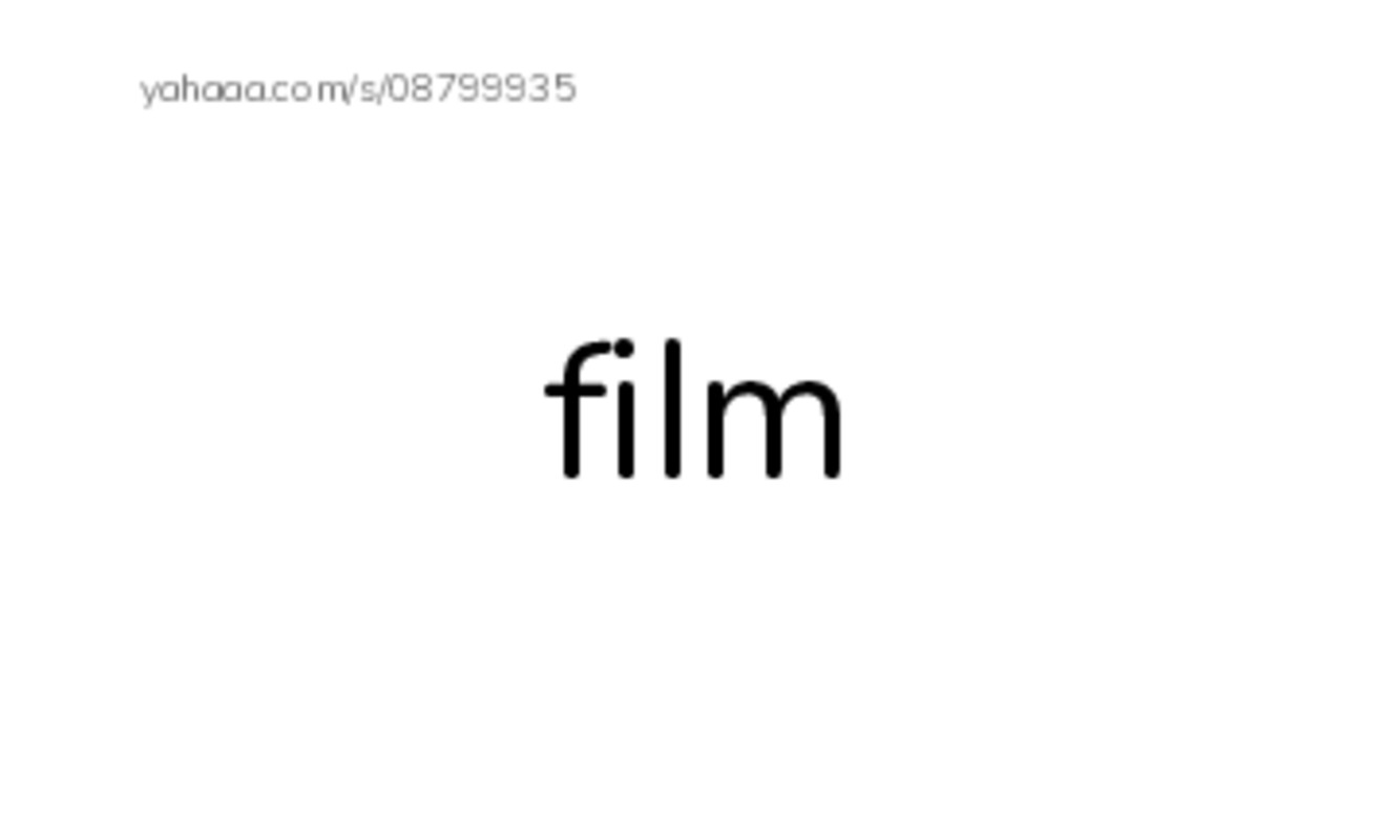 Common Nouns in English: filmmaking 3 PDF index cards word only
