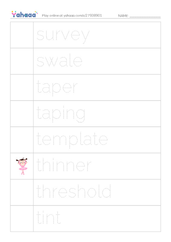 Common Nouns in English: construction 18 PDF one column image words