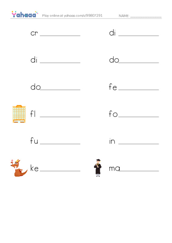 Common Nouns in English: music theory 2 PDF worksheet writing row