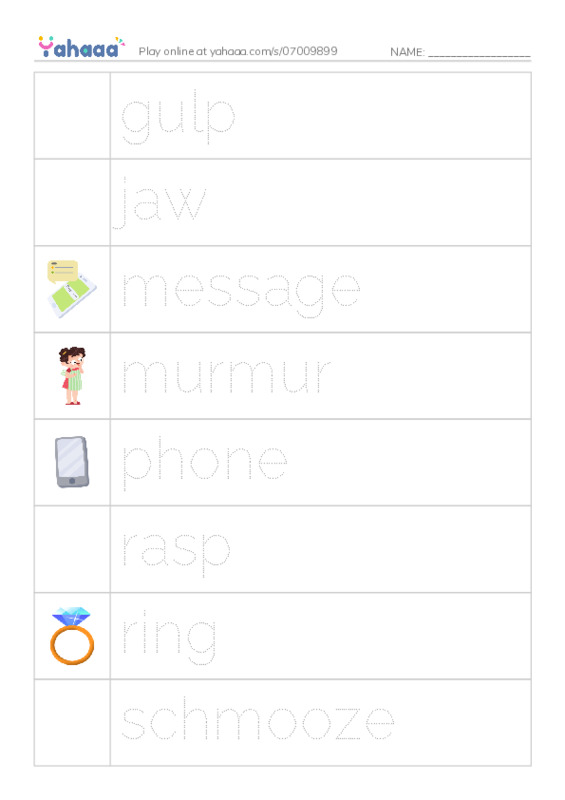 Common Verbs in English: communication 2 PDF one column image words