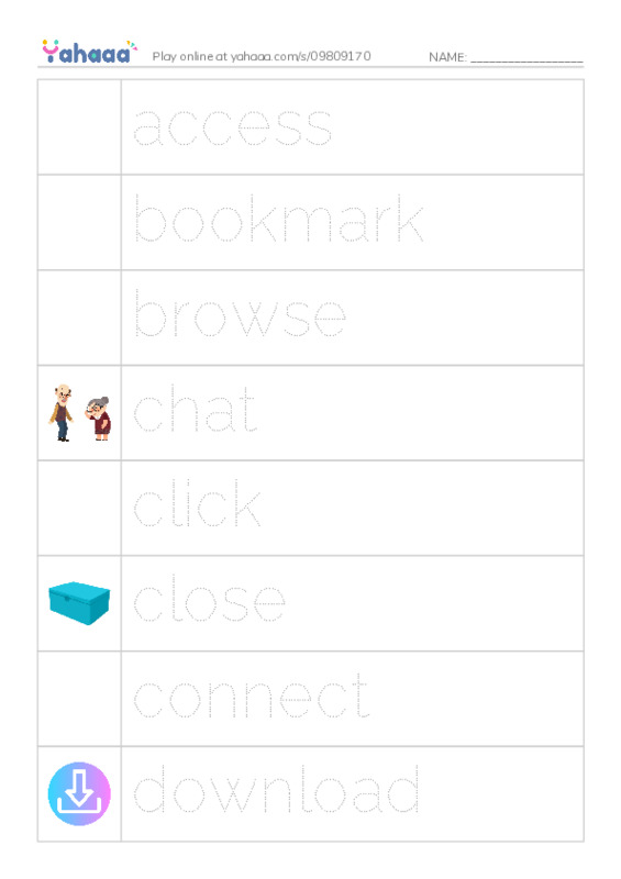 Common Verbs in English: web 1 PDF one column image words