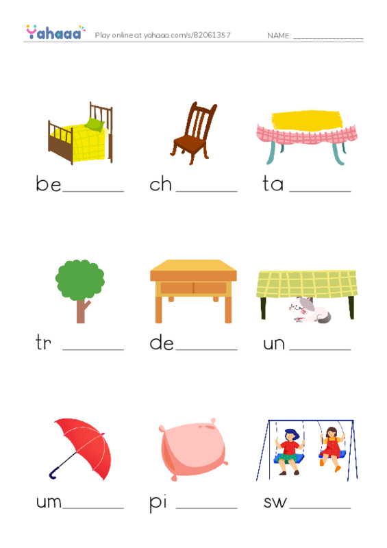 RAZ Vocabulary AAA: Under PDF worksheet to fill in words gaps