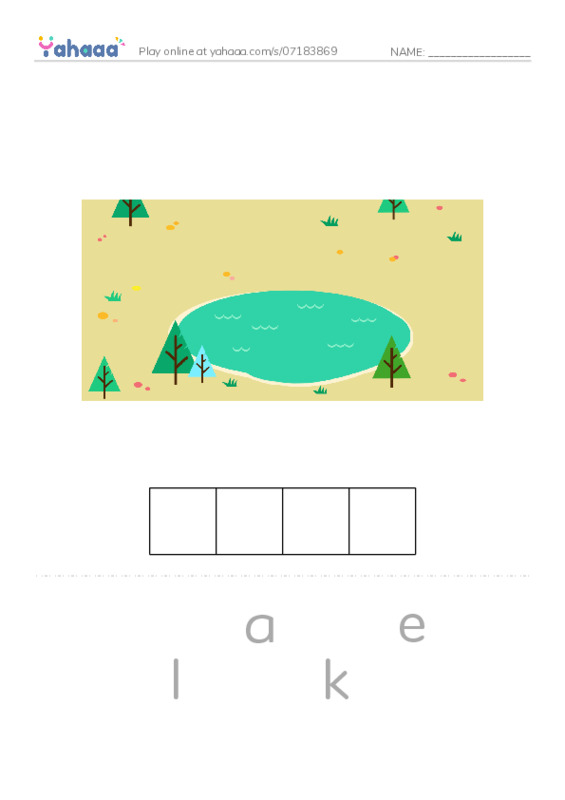 RAZ Vocabulary AAA: Water PDF word puzzles worksheet