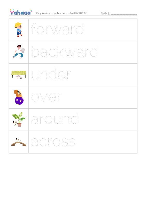 RAZ Vocabulary B: You Can Go PDF one column image words