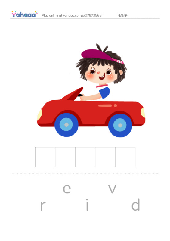 RAZ Vocabulary C: Whats My Job PDF word puzzles worksheet