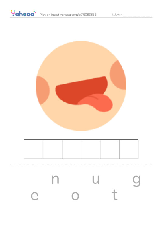RAZ Vocabulary D: Animal Tongues PDF word puzzles worksheet