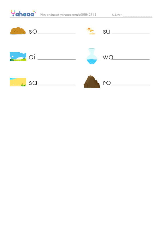 RAZ Vocabulary D: Where Plants Grow PDF worksheet writing row