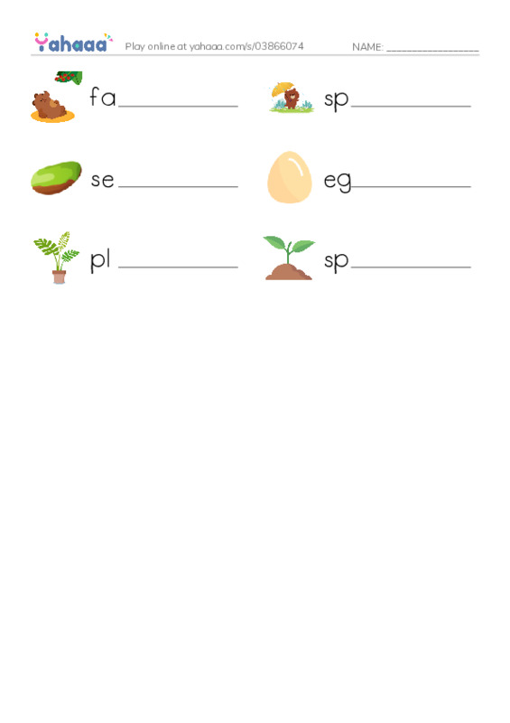 RAZ Vocabulary D: Who Runs Faster PDF worksheet writing row