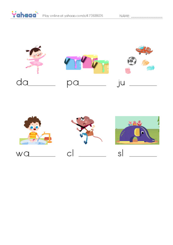 RAZ Vocabulary D: Why Cant I PDF worksheet to fill in words gaps